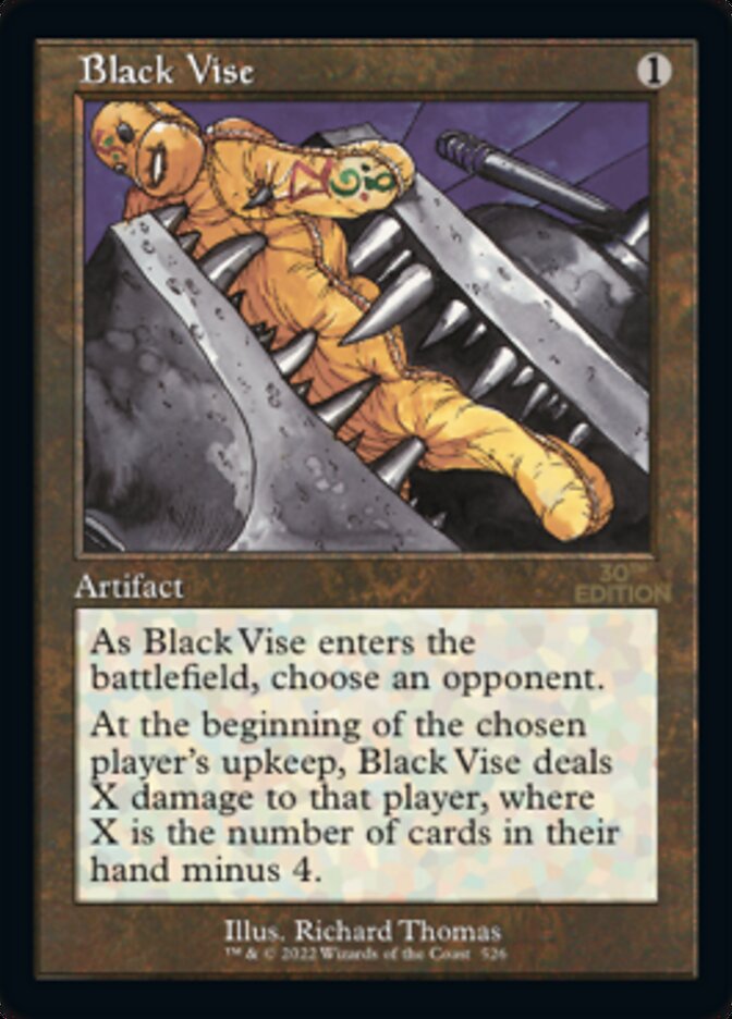 Black Vise (Retro) [30th Anniversary Edition] | Yard's Games Ltd