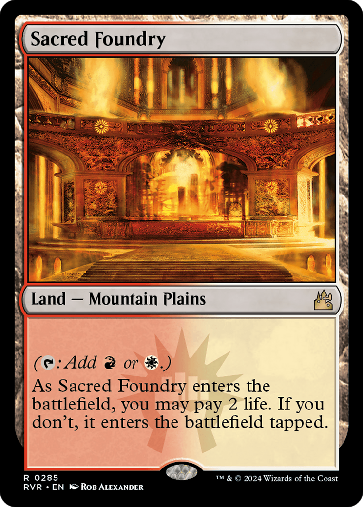 Sacred Foundry [Ravnica Remastered] | Yard's Games Ltd