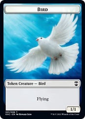 Bird // Spirit Double-Sided Token [Kaldheim Commander Tokens] | Yard's Games Ltd