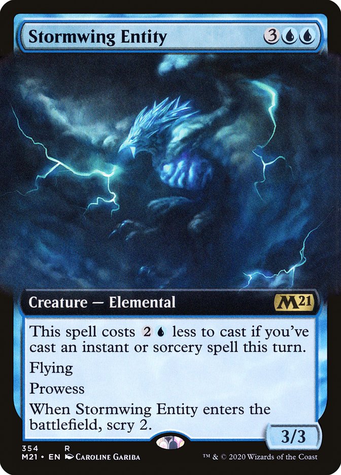 Stormwing Entity (Extended Art) [Core Set 2021] | Yard's Games Ltd