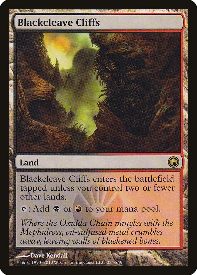 Blackcleave Cliffs [Scars of Mirrodin] | Yard's Games Ltd