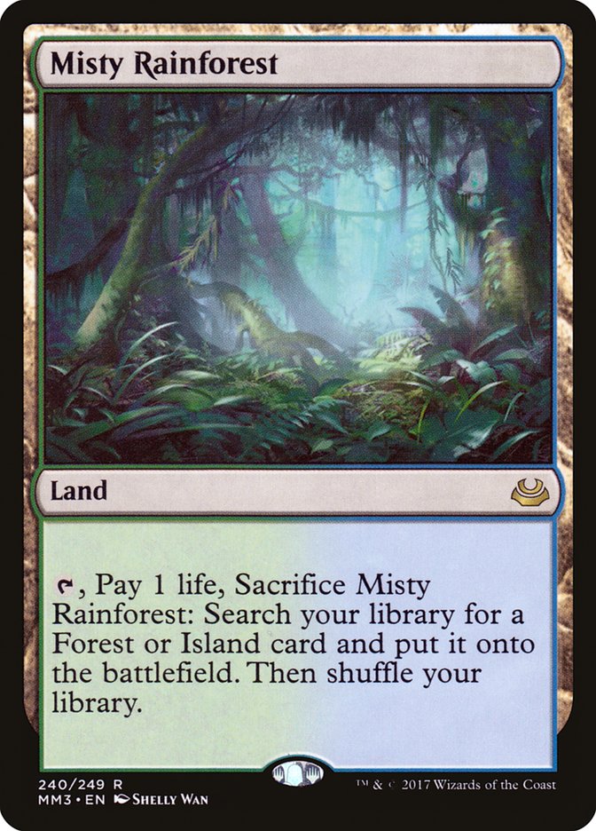 Misty Rainforest [Modern Masters 2017] | Yard's Games Ltd