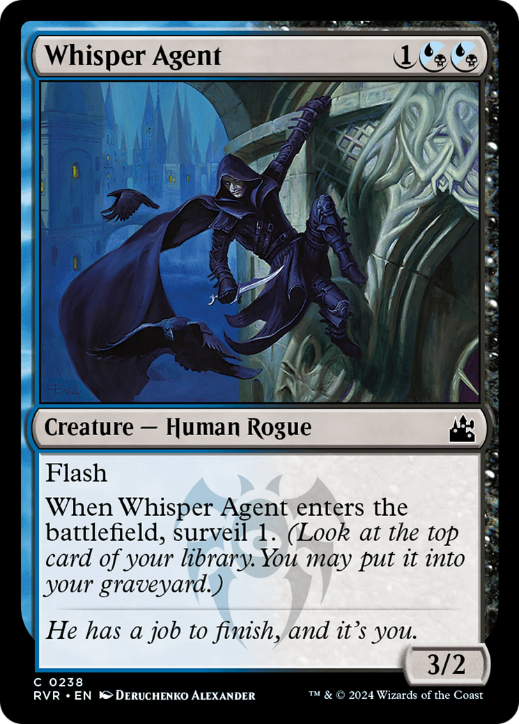 Whisper Agent [Ravnica Remastered] | Yard's Games Ltd