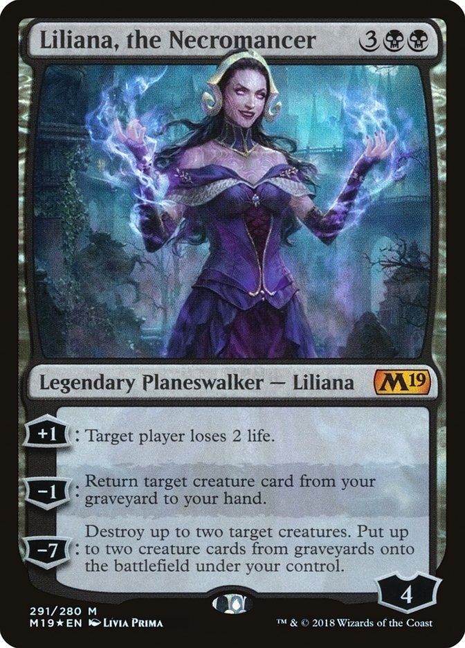 Liliana, the Necromancer [Core Set 2019] | Yard's Games Ltd