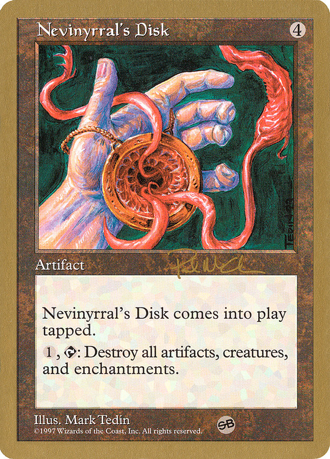 Nevinyrral's Disk (Paul McCabe) (SB) [World Championship Decks 1997] | Yard's Games Ltd