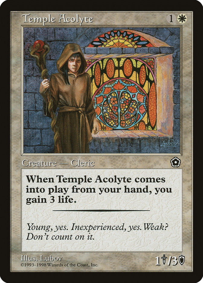 Temple Acolyte [Portal Second Age] | Yard's Games Ltd