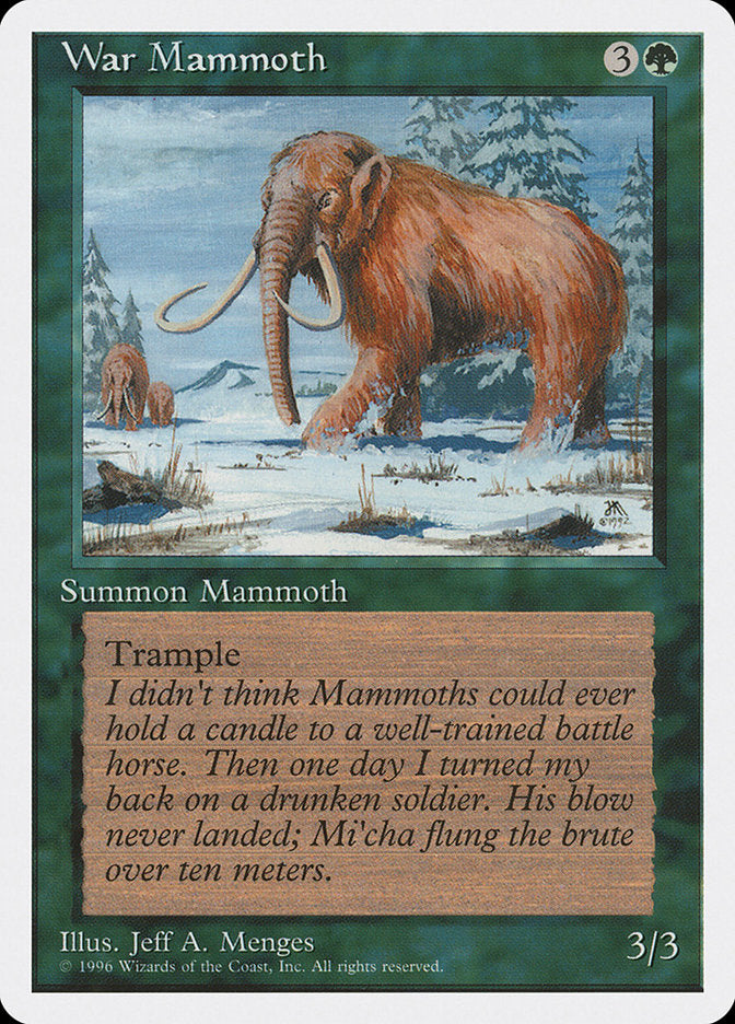 War Mammoth [Introductory Two-Player Set] | Yard's Games Ltd