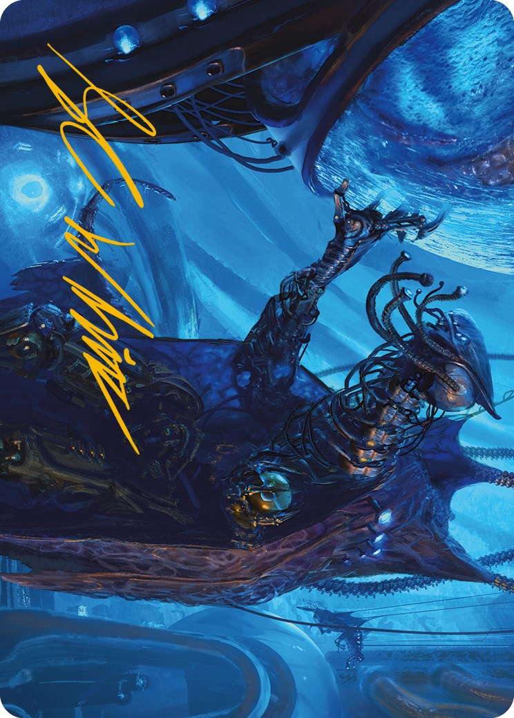 Atmosphere Surgeon Art Card (Gold-Stamped Signature) [Phyrexia: All Will Be One Art Series] | Yard's Games Ltd