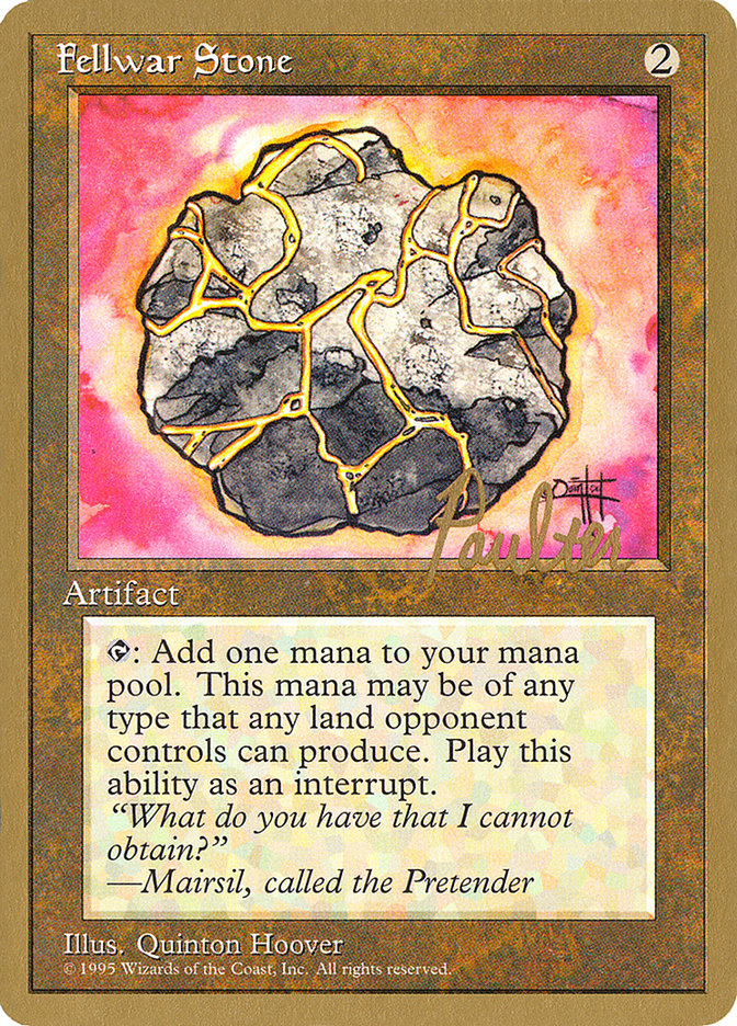 Fellwar Stone (Preston Poulter) [Pro Tour Collector Set] | Yard's Games Ltd