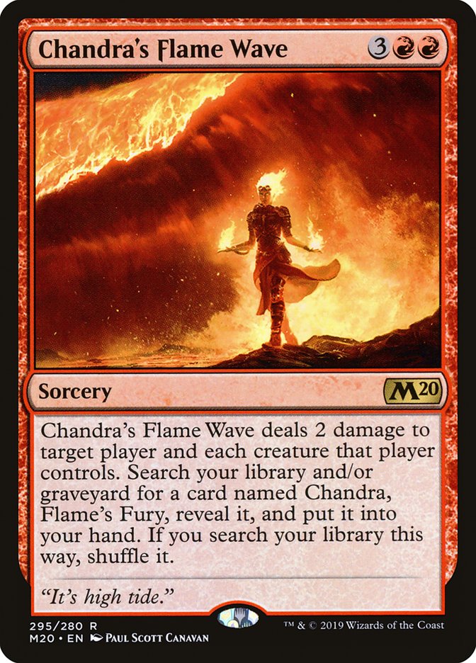 Chandra's Flame Wave [Core Set 2020] | Yard's Games Ltd