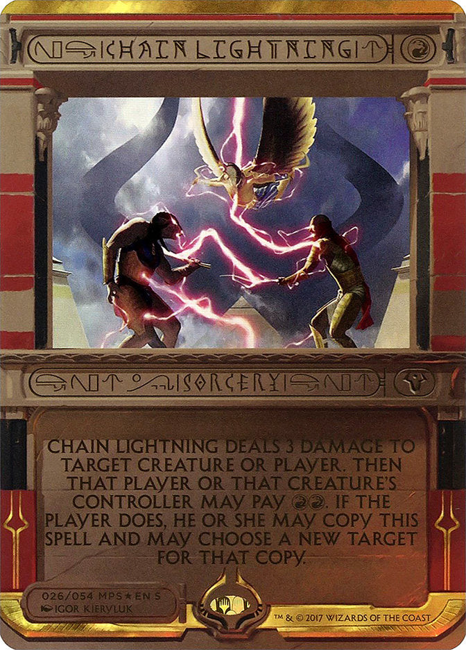 Chain Lightning (Invocation) [Amonkhet Invocations] | Yard's Games Ltd