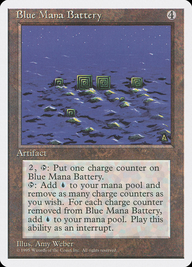 Blue Mana Battery [Fourth Edition] | Yard's Games Ltd