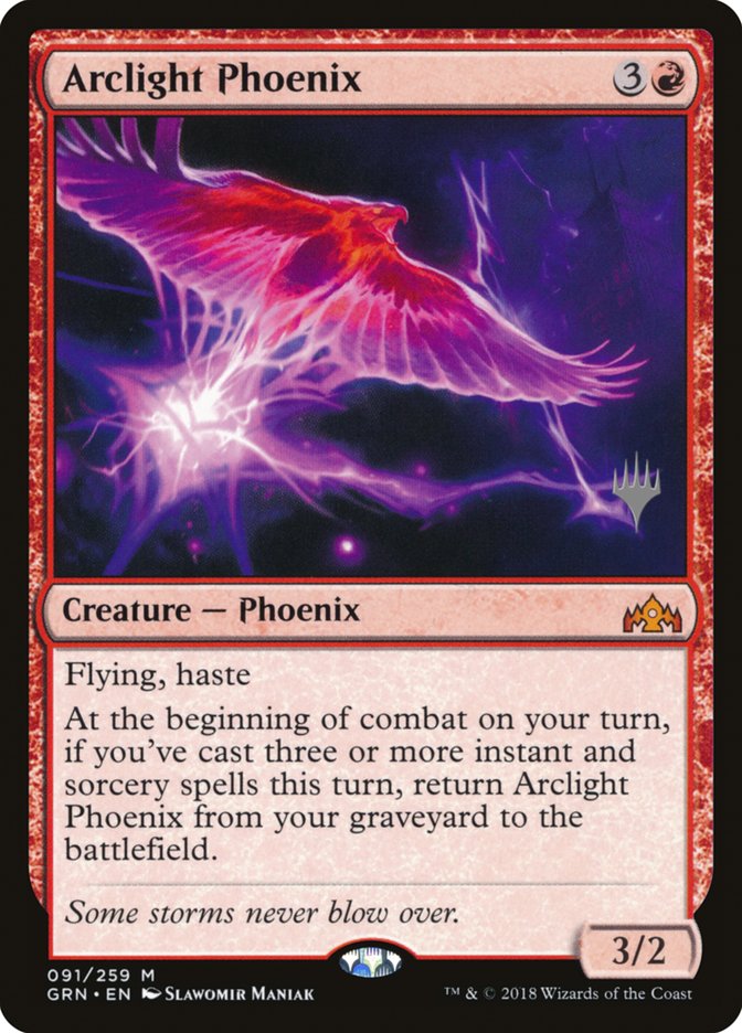 Arclight Phoenix (Promo Pack) [Guilds of Ravnica Promos] | Yard's Games Ltd