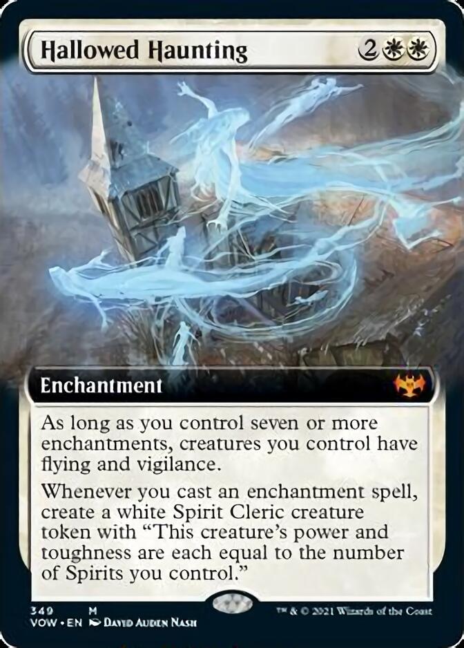 Hallowed Haunting (Extended Art) [Innistrad: Crimson Vow] | Yard's Games Ltd