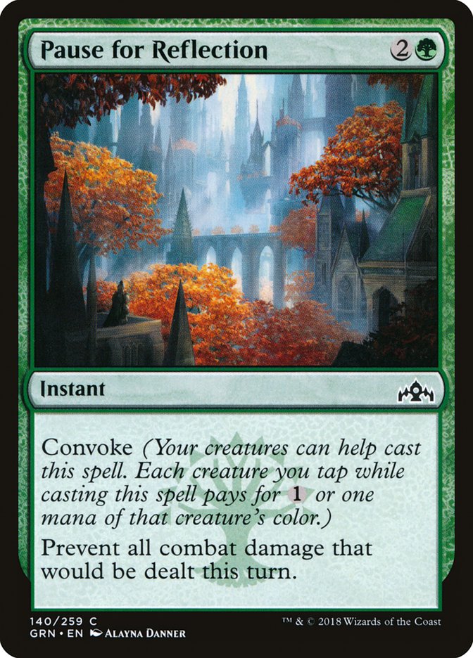 Pause for Reflection [Guilds of Ravnica] | Yard's Games Ltd