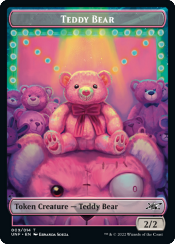 Teddy Bear // Treasure (013) Double-Sided Token [Unfinity Tokens] | Yard's Games Ltd