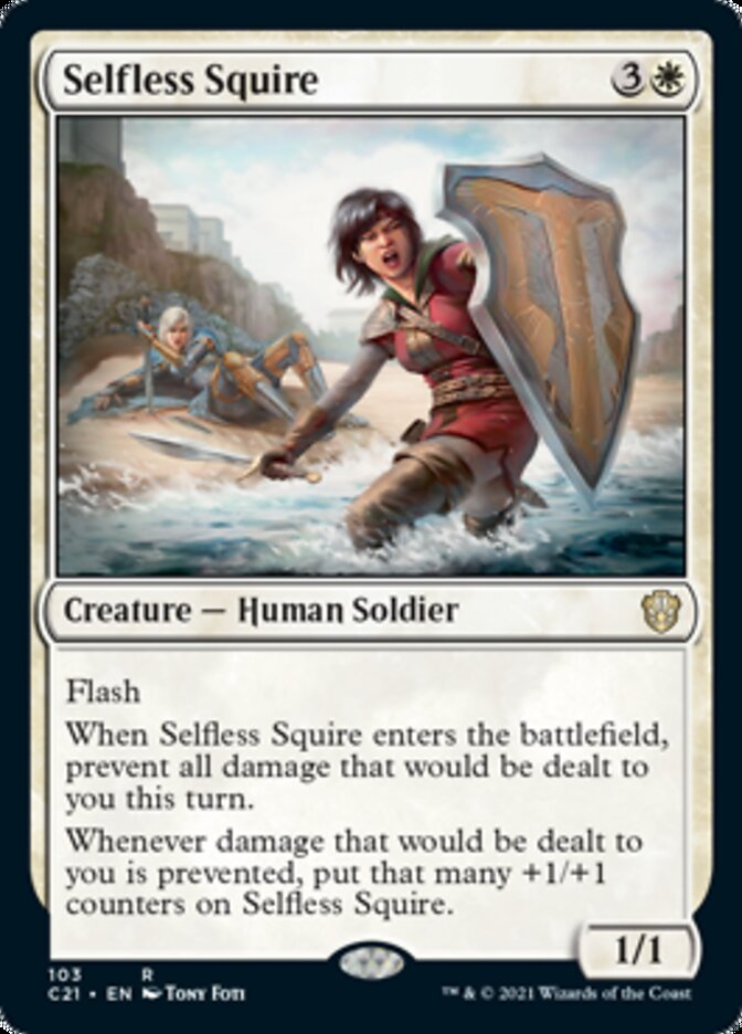 Selfless Squire [Commander 2021] | Yard's Games Ltd