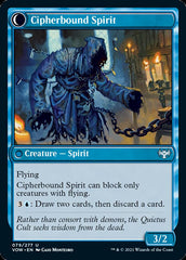 Soulcipher Board // Cipherbound Spirit [Innistrad: Crimson Vow] | Yard's Games Ltd