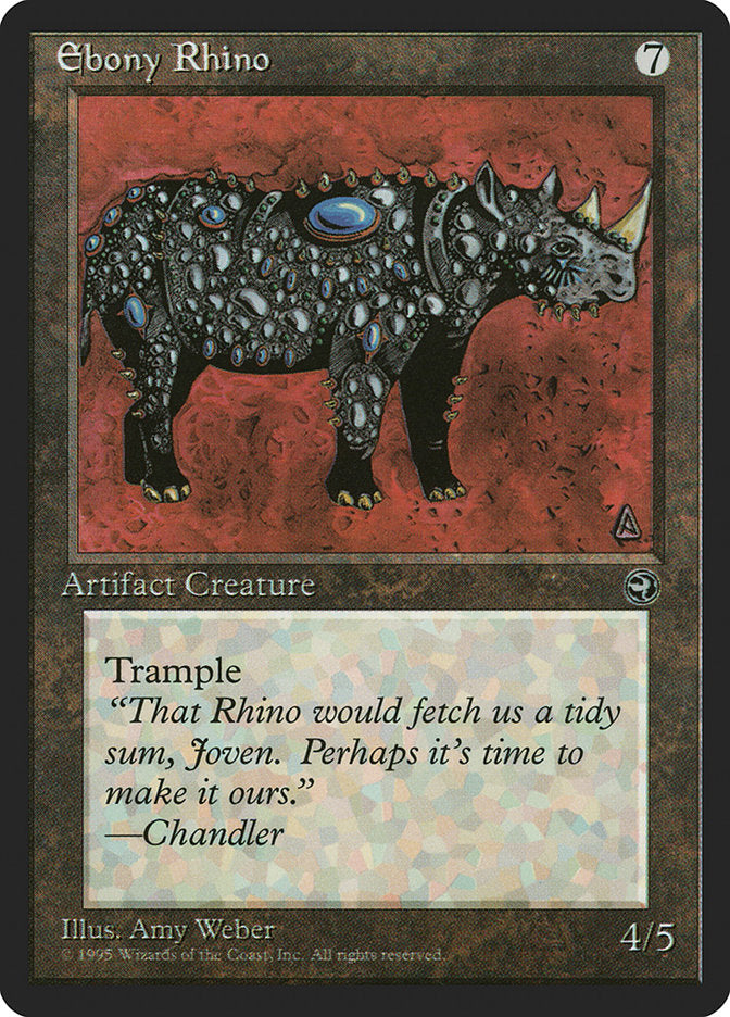 Ebony Rhino [Homelands] | Yard's Games Ltd