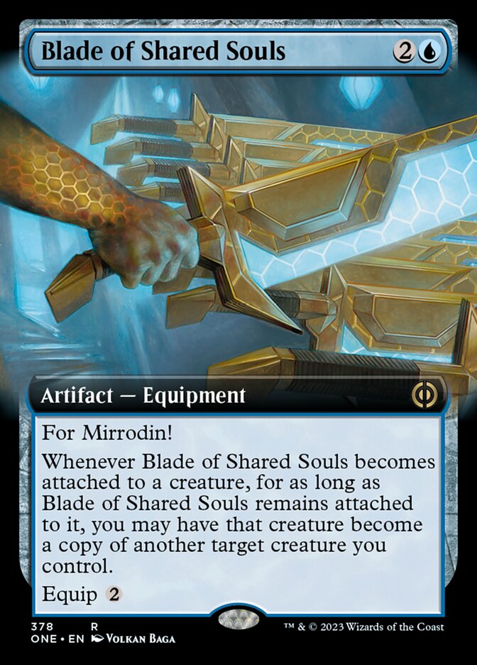 Blade of Shared Souls (Extended Art) [Phyrexia: All Will Be One] | Yard's Games Ltd