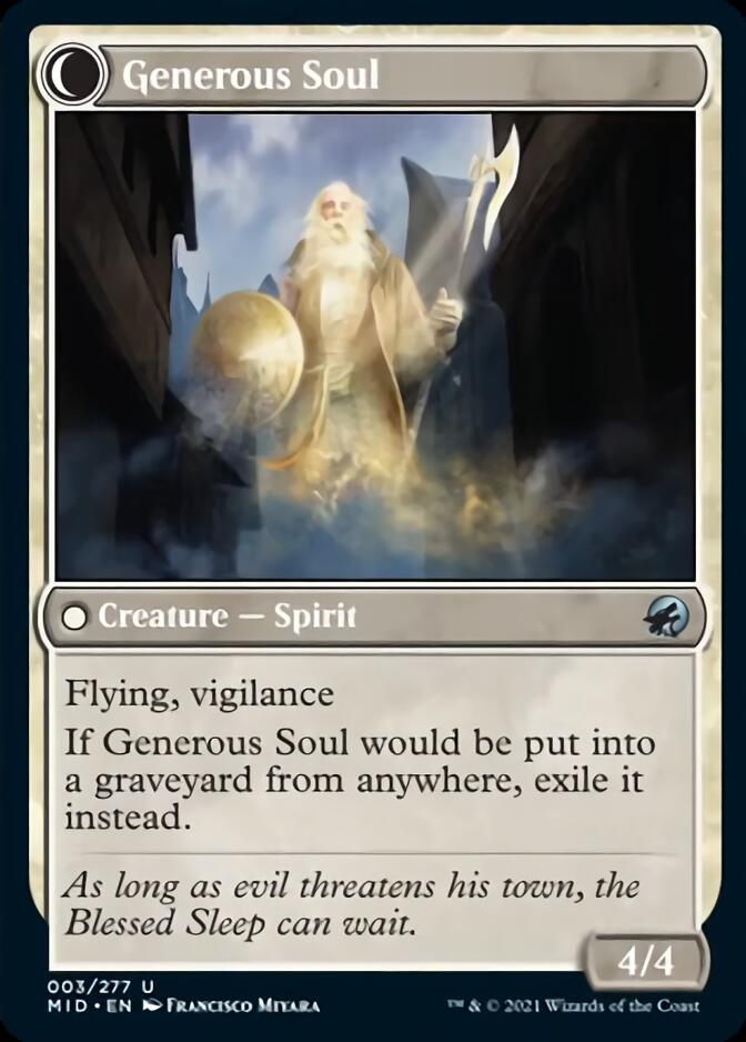 Beloved Beggar // Generous Soul [Innistrad: Midnight Hunt] | Yard's Games Ltd