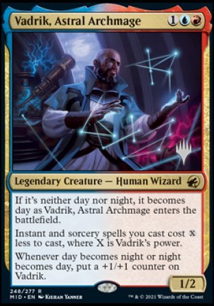 Vadrik, Astral Archmage (Promo Pack) [Innistrad: Midnight Hunt Promos] | Yard's Games Ltd