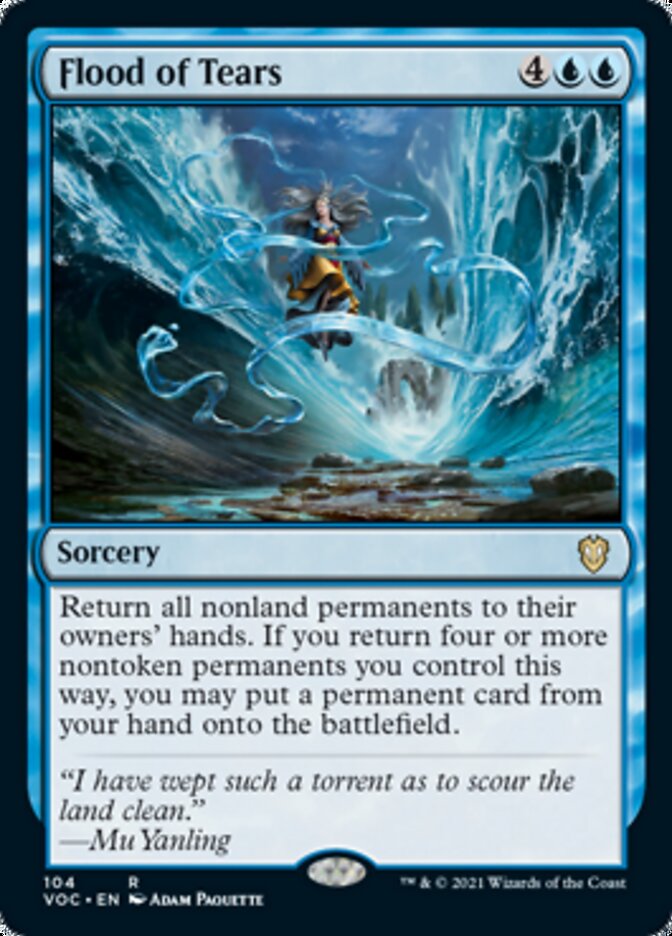 Flood of Tears [Innistrad: Crimson Vow Commander] | Yard's Games Ltd