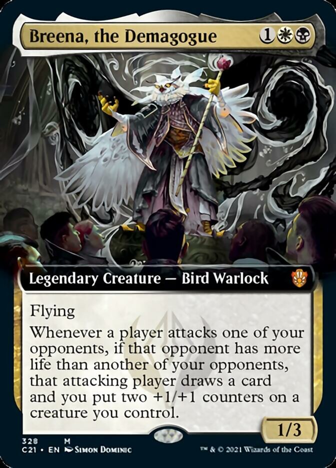 Breena, the Demagogue (Extended Art) [Commander 2021] | Yard's Games Ltd