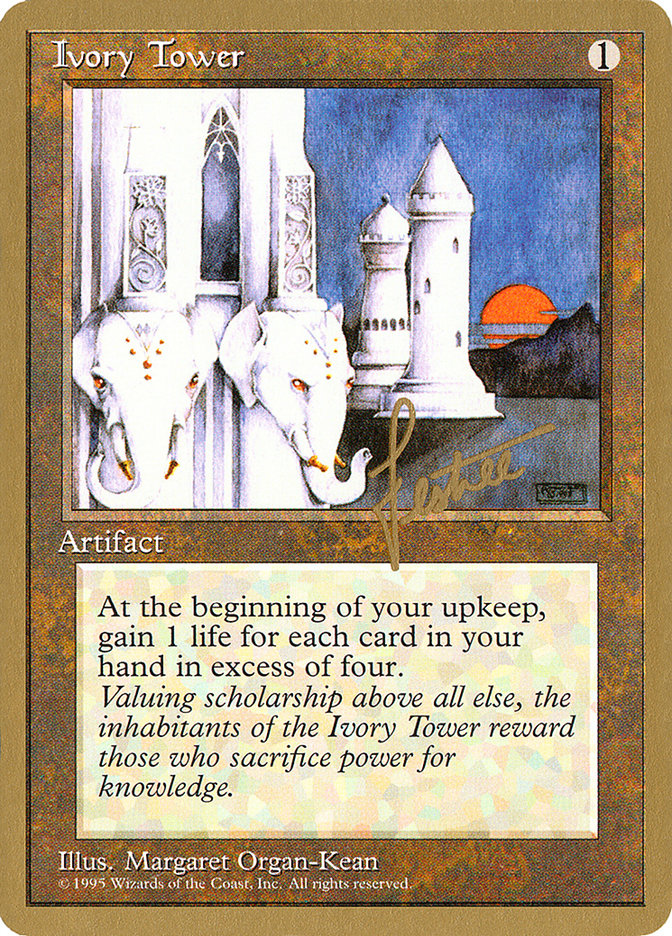 Ivory Tower (Bertrand Lestree) [Pro Tour Collector Set] | Yard's Games Ltd