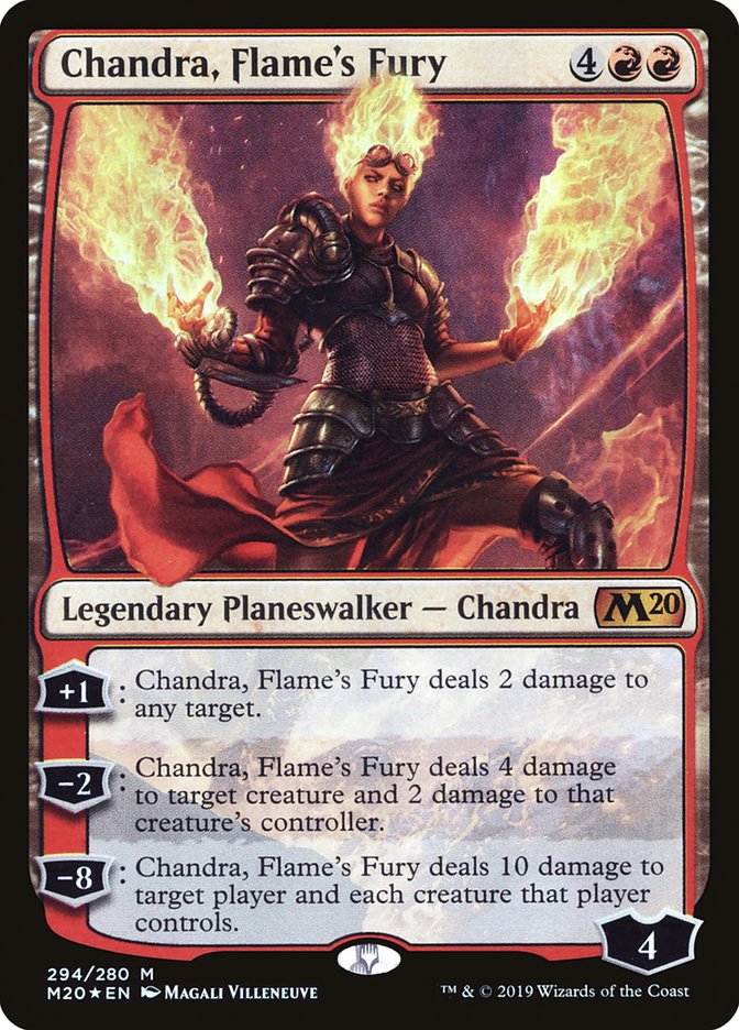 Chandra, Flame's Fury [Core Set 2020] | Yard's Games Ltd