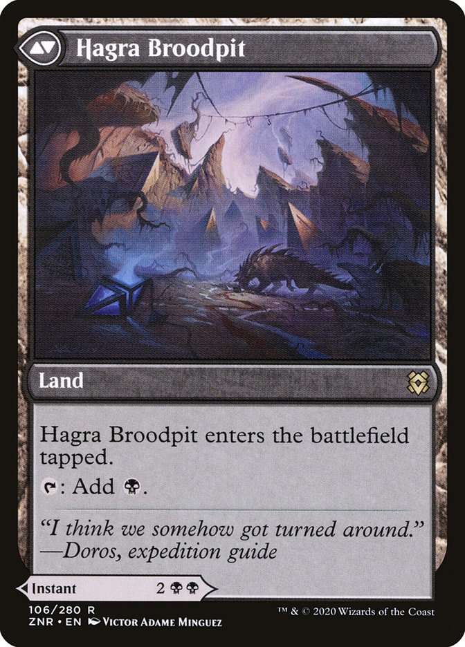 Hagra Mauling // Hagra Broodpit [Zendikar Rising] | Yard's Games Ltd