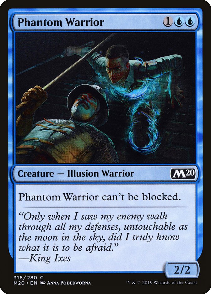 Phantom Warrior [Core Set 2020] | Yard's Games Ltd