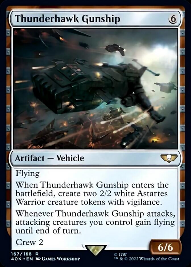 Thunderhawk Gunship (Surge Foil) [Warhammer 40,000] | Yard's Games Ltd