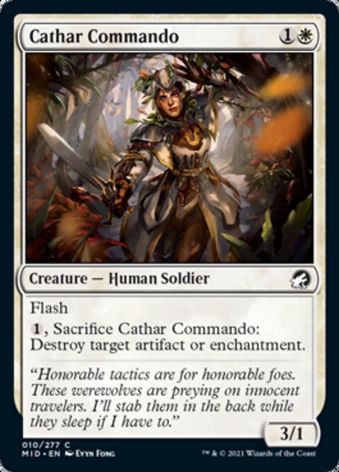 Cathar Commando [Innistrad: Midnight Hunt] | Yard's Games Ltd