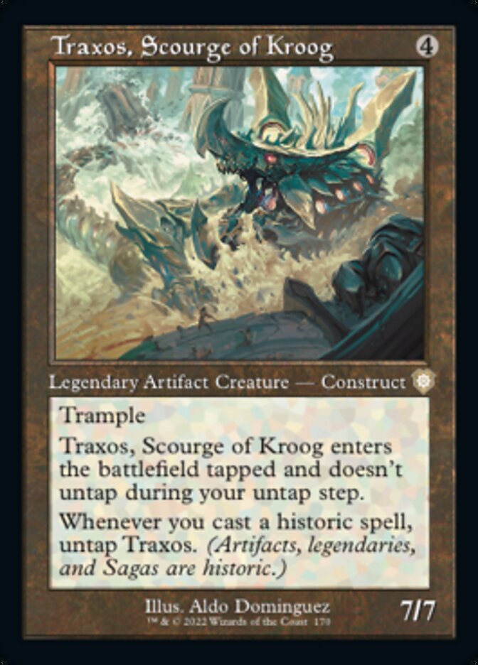Traxos, Scourge of Kroog (Retro) [The Brothers' War Commander] | Yard's Games Ltd