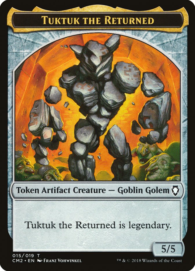 Tuktuk the Returned Token [Commander Anthology Volume II Tokens] | Yard's Games Ltd