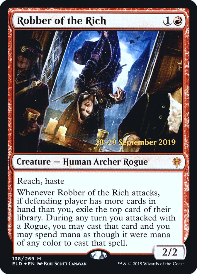 Robber of the Rich [Throne of Eldraine Prerelease Promos] | Yard's Games Ltd