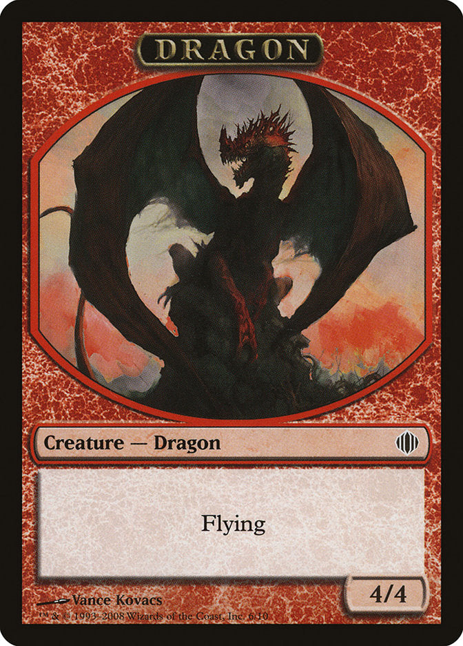 Dragon Token [Shards of Alara Tokens] | Yard's Games Ltd