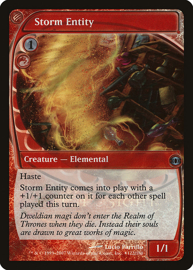 Storm Entity [Future Sight Promos] | Yard's Games Ltd