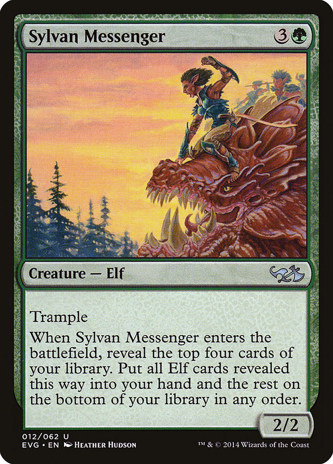 Sylvan Messenger (Elves vs. Goblins) [Duel Decks Anthology] | Yard's Games Ltd