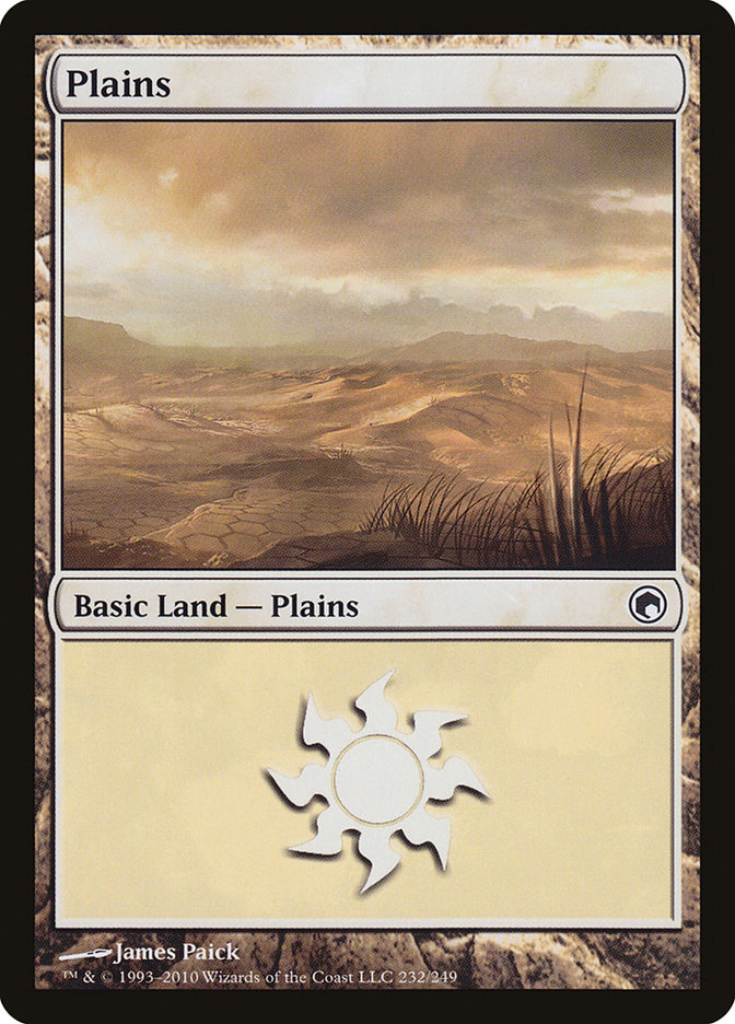 Plains (232) [Scars of Mirrodin] | Yard's Games Ltd