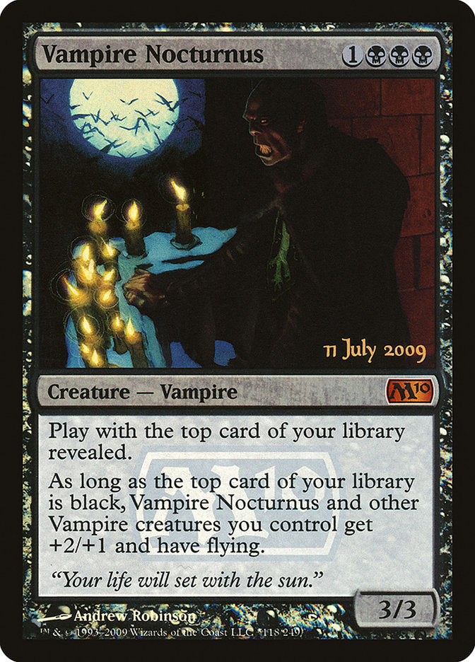 Vampire Nocturnus [Magic 2010 Prerelease Promos] | Yard's Games Ltd