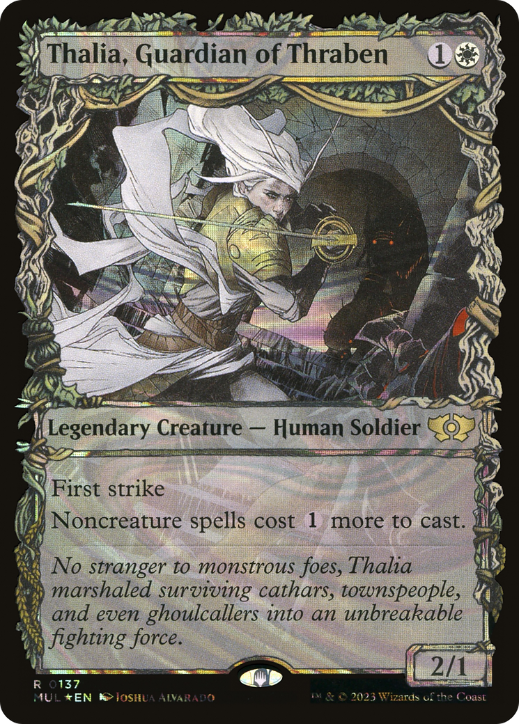 Thalia, Guardian of Thraben (Halo Foil) [Multiverse Legends] | Yard's Games Ltd