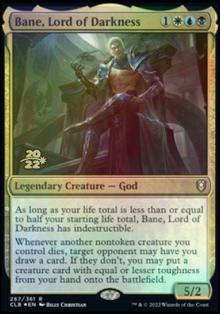 Bane, Lord of Darkness [Commander Legends: Battle for Baldur's Gate Prerelease Promos] | Yard's Games Ltd