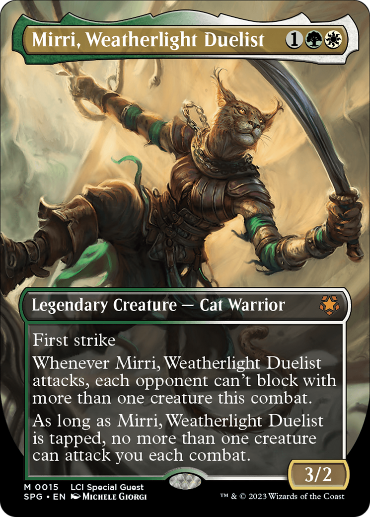 Mirri, Weatherlight Duelist (Borderless) [The Lost Caverns of Ixalan Special Guests] | Yard's Games Ltd