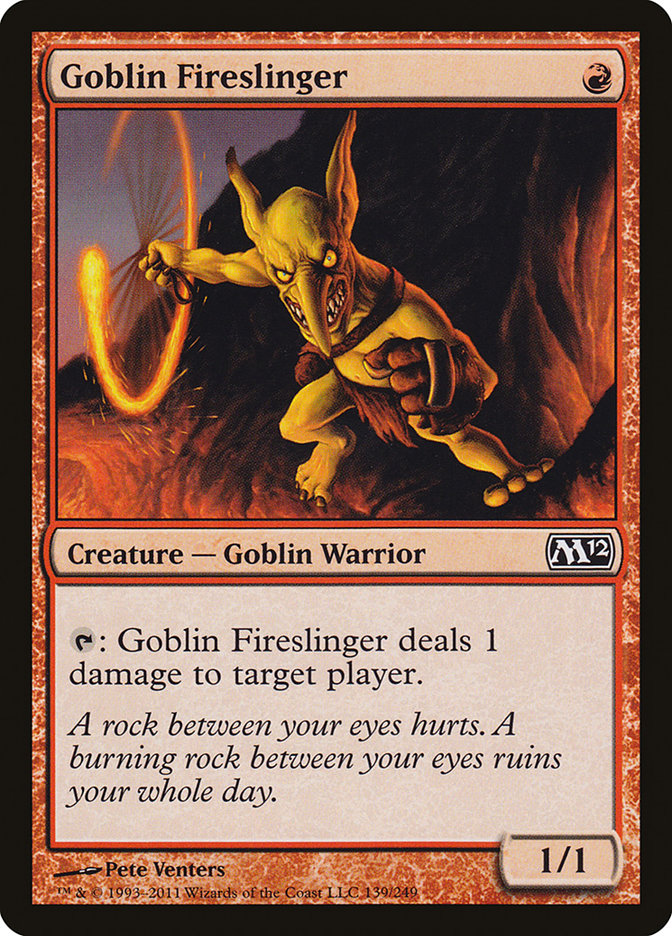 Goblin Fireslinger [Magic 2012] | Yard's Games Ltd