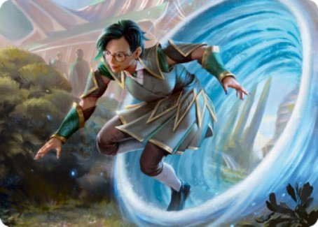 Vortex Runner Art Card [Strixhaven: School of Mages Art Series] | Yard's Games Ltd