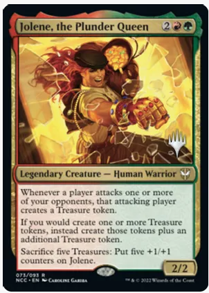 Jolene, the Plunder Queen (Promo Pack) [Streets of New Capenna Commander Promos] | Yard's Games Ltd