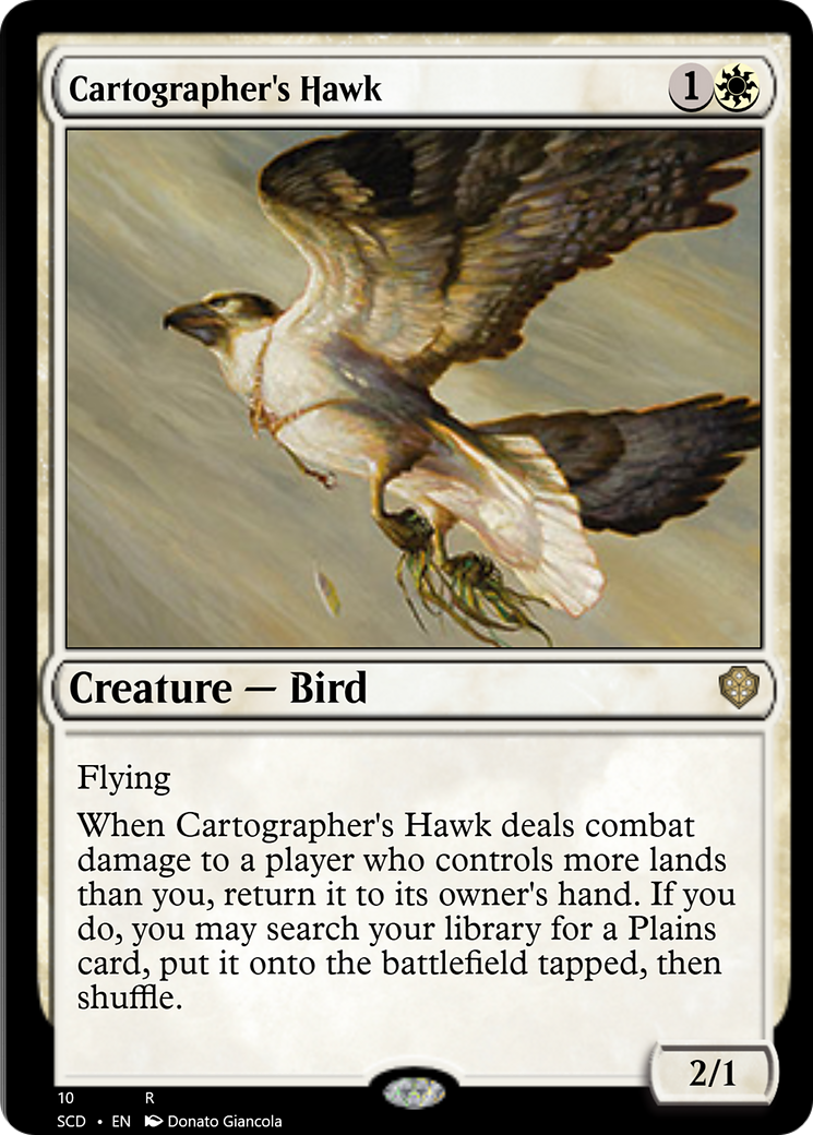 Cartographer's Hawk [Starter Commander Decks] | Yard's Games Ltd