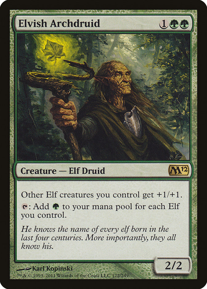 Elvish Archdruid [Magic 2012] | Yard's Games Ltd